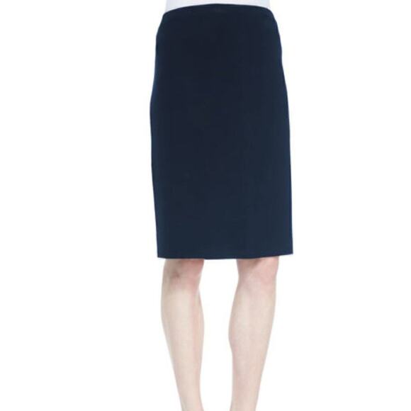 Eileen Fisher Washable Silk Pencil Skirt - Picture 1 of 5